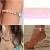 45Pcs 9 Colors Electroplate Transparent Glass Beads EGLA-YW0005-62-6