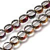 Electroplated Transparent Glass Beads Strands GL-CBA98F0-06C-02-1