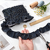 Polyester Wrinkle Ribbons DIY-FG0010-70A-3