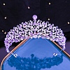 Alloy Rhinestone Crown Hair Bands PW-WG495EE-02-1