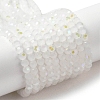 Imitation Jade Glass Beads Strands X-EGLA-A035-J4mm-L05-1