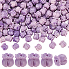 150Pcs Opaque Resin Imitation Shell Beads RESI-PH0002-77B-1