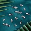 48Pcs 8 Styles 304 Stainless Steel Chandelier Component Links STAS-ME0003-58-4