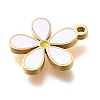 Brass Enamel Charms STAS-Q347-14G-02-1-2