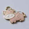 Alloy Enamel Pendants ENAM-WH0065-20KCG-02-1