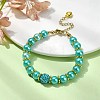 Glass Imitation Pearl Beaded Bracelets for Women BJEW-JB10034-4