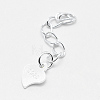 925 Sterling Silver Extender Chains STER-F032-10S-1