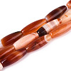 Natural Striped Agate/Banded Agate Beads Strands G-S280-10E-5