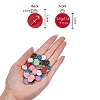 90Pcs 9 Colors Alloy Enamel Pendants ENAM-SZ0001-54F-3