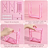 Plastic Mini Clothes Closet with Coat Hanger DOLL-WH0007-14A-3