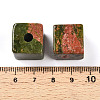 Natural Unakite European Beads G-N345-07A-04-3