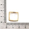 Brass Open Back Bezel Link Rings KK-B152-08C-G-3