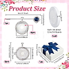 Zinc Alloy Rhinestone Lapel Pin Backs Making Kits JEWB-NB0001-31B-2