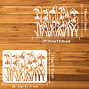 Plastic Drawing Painting Stencils Templates DIY-WH0396-552-2