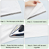 2 Roll Non-woven Fabrics Polyamide Double-sided Hot Melt Adhesive Film DIY-GF0007-98B-6