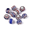 Handmade Millefiori Glass Rondelle Beads LA-N002-11A-1