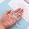 Transparent Acrylic Pendants TACR-T024-01B-205-5