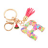Fruit Series Letter Resin Keychains KEYC-TAC0033-02R-2