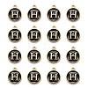 Golden Plated Alloy Charms LS-ENAM-S118-02H-2