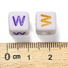 Opaque Acrylic Beads OACR-I022-01W-3