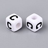 Opaque Acrylic Beads SACR-N020-04A-C-2