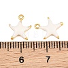 Brass Enamel Pendants KK-CBA3642-03G-02-3