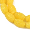 Synthetic Coral Carved Beads Strands CORA-M001-21B-3