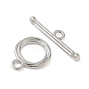 Brass Toggle Clasps KK-CBAFC6C-07G-P-3