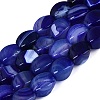 Dyed & Heated Natural Agate Beads Strands G-N359-14A-01-2