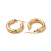 PVD Vacuum Plating 304 Stainless Steel Huggie Hoop Earrings for Women X-EJEW-Q767-01B-G-2