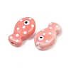 Handmade Porcelain Beads X-PORC-B009-03B-2