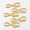 Tibetan Style Alloy Infinity with Hope Links connectors TIBE-S230-G-FF-1