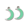 304 Stainless Steel Enamel Charms STAS-L022-333P-02-1