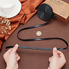 Flat PU Imitation Leather Cord SRIB-WH0011-164A-4