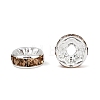 Brass Grade A Rhinestone Spacer Beads RB-A014-Z8mm-14S-3