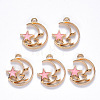 Alloy Enamel Pendants X-ENAM-S121-062B-2