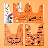 50Pcs 5 Styles Rabbit Shaped Halloween Candy Plastic Bags ABAG-FS0001-08B-9
