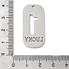 304 Stainless Steel Pendants STAS-D200-02B-P-3