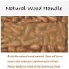 DIY Wood Wax Seal Stamp AJEW-WH0131-078-3