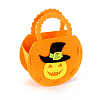 Felt Halloween Candy Bags with Handles HAWE-PW0001-153F-1