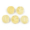 Transparent Spray Painted Glass Beads GLAA-N035-036-C05-2