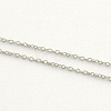 Tarnish Resistant 304 Stainless Steel Cable Chains X-CHS-Q001-12-100m-1