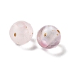 Frosted Transparent Acrylic Beads X1-OACR-F013-12J-2