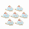 Alloy Enamel Pendants ENAM-N048-007A-1