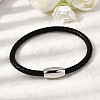 Adjustable Imitation Cord Bracelets for Women Men BJEW-F532-01P-3