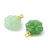3Pcs 3 Colors Imitation Jade Glass Pendants PALLOY-JF05402-01-2
