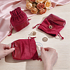 3Pcs Velvet & PU Leather Storage Bags TP-NB0001-89A-3
