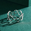 Oval Ring 925 Sterling Silver Finger Rings for Women FS-WGC6322-04-1
