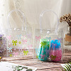Rectangle Transparent Printed PVC Plastic Gift Tote Bags ABAG-TADJ0002-002E-6