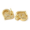 Rack Plating Brass Micro Pave Cubic Zirconia Charms KK-C030-22G-2